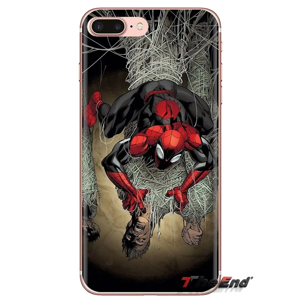 Soft Transparent Cases Covers For LG Spirit Motorola Moto X4 E4 E5 G5 G5S G6 Z Z2 Z3 G2 G3 C Play Plus Mini spiderman |