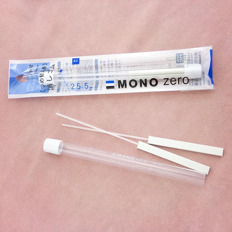 Ластик для карандашей TOMBOW Mono Zero школьные Ластики рисования скетчей канцелярские