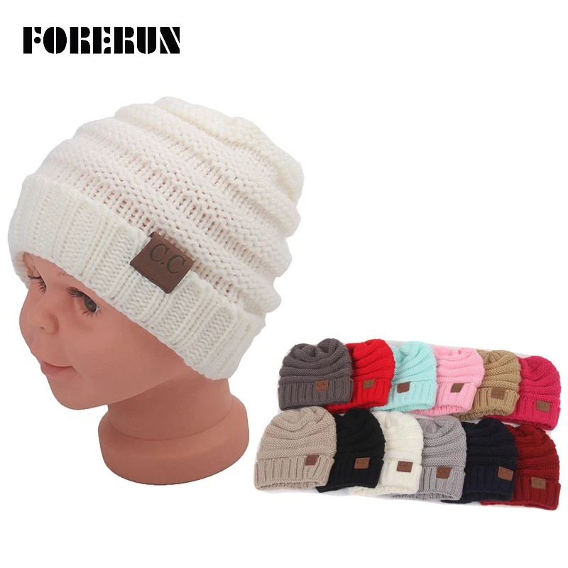 Детские шапки вязаные ярлыки с надписью шапка для мальчиков осенне-зимние теплые