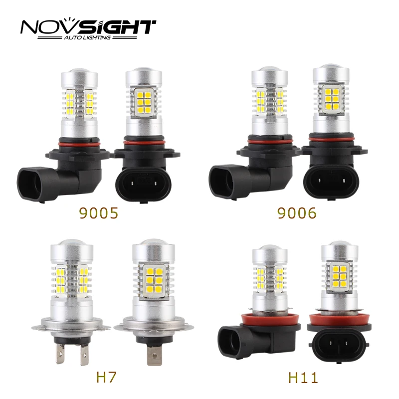 NOVSIGHT H11 H7 светодиодные противотуманные светильник ры 9005 HB3 9006 HB4 H8 H9 Автомобильные