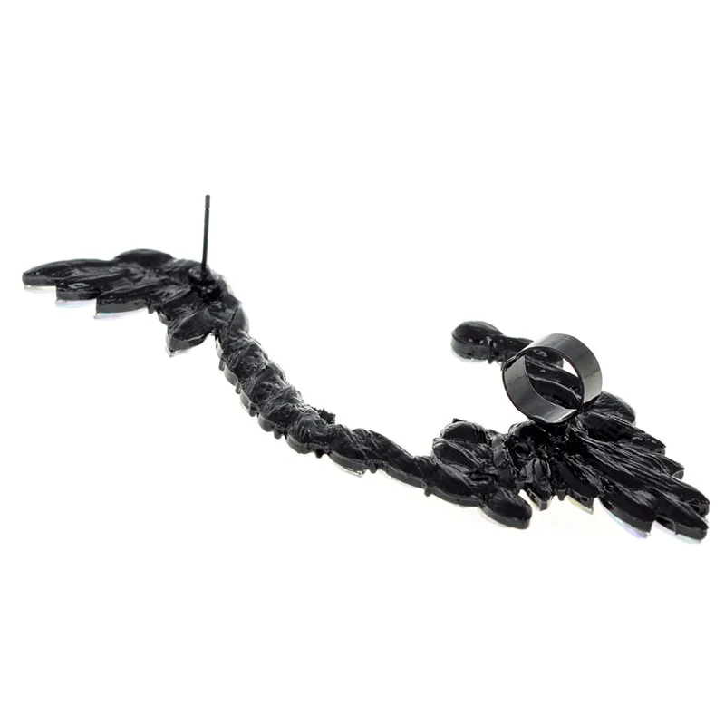 Новинка Лидер продаж 1 шт. золотистые и Серебристые Клипсы клипсы в виде крыльев