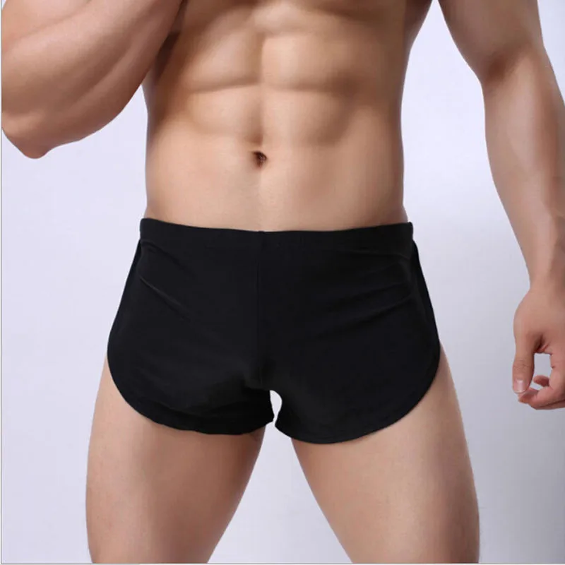 1 пара мужские сексуальные обычные трусы боксеры Классическое нижнее белье
