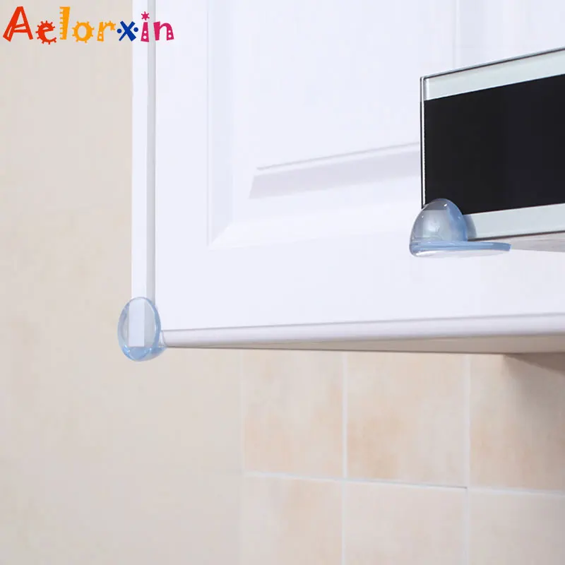 Protector de silicona de seguridad para ni&ntilde;os y beb&eacute;s, cubierta de protecci&oacute;n para bordes de esquina de mesa, anticolisi&oacute;n, 8 unids/lote-1
