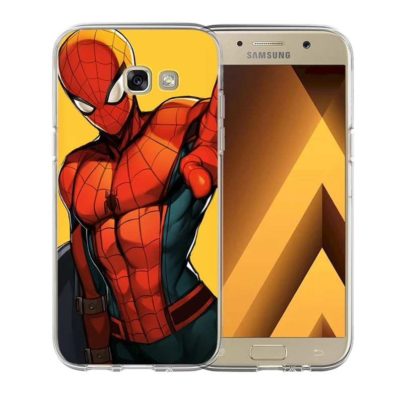 For Samsung Galaxy S6 S7 S8 S9 Edge Plus A3 A5 A7 A8 2015 2016 2017 2018 J3 J5 J7 Case Cover king owl Cool Avengers Deadpool |