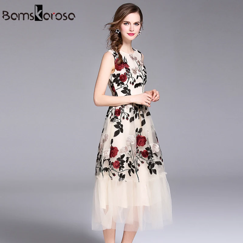 Богемное платье robe ete 2019 женская обувь с вышивкой в винтажном стиле без рукавов