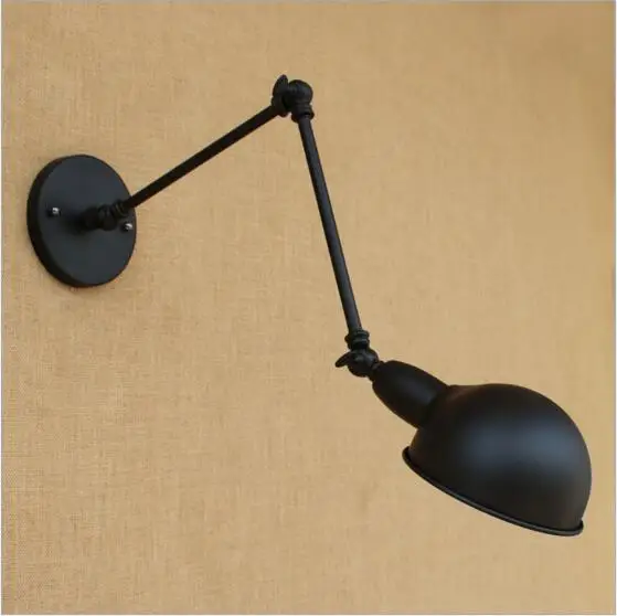 Винтажный настенный светильник с длинными рукавами 4 цвета светодиодный в