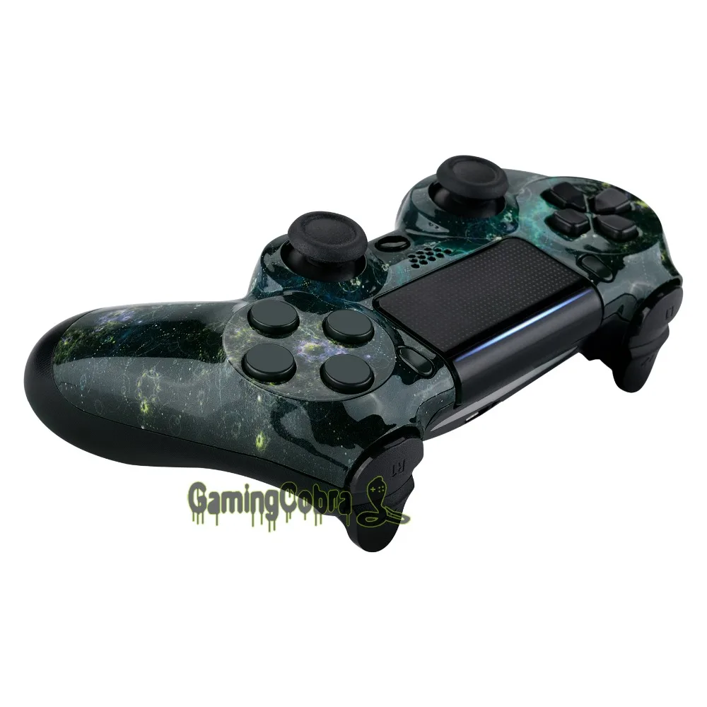 Темный хаос Туманность Galaxy лицевой панели спереди Корпус оболочка для PS4 тонкий поляризационный фильтр Pro контроллер CUH-ZCT2 JDM-040 JDM-050 JDM-055