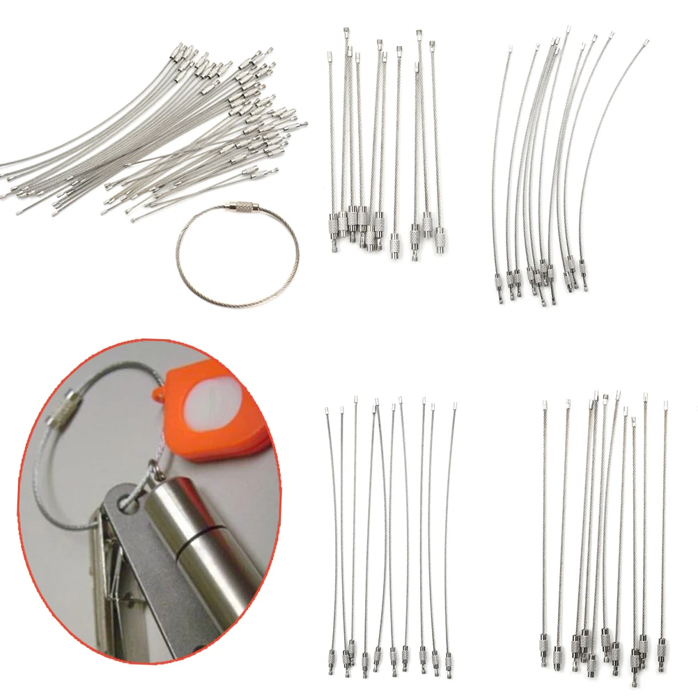 Брелок для ключей из нержавеющей стали 10 шт.|Брелоки| |