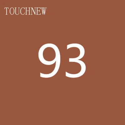 93 TOUCHNEW на заказ, одноцветные эскизные маркеры на спиртовой основе, двойная головка, кисть, маркеры, ручка для рисования, манга, товары для рукоделия, маркеры - Цвет: 93
