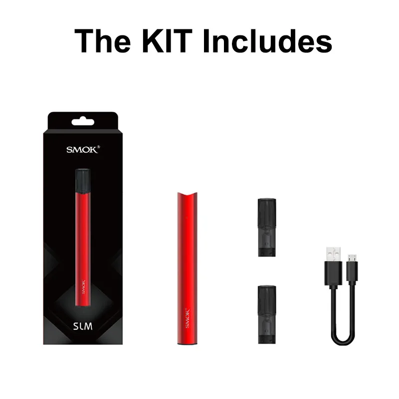 Оригинальный набор SMOK SLM Stick Vapor KIT батарея 250 мА/ч 0 8 мл электронная сигарета