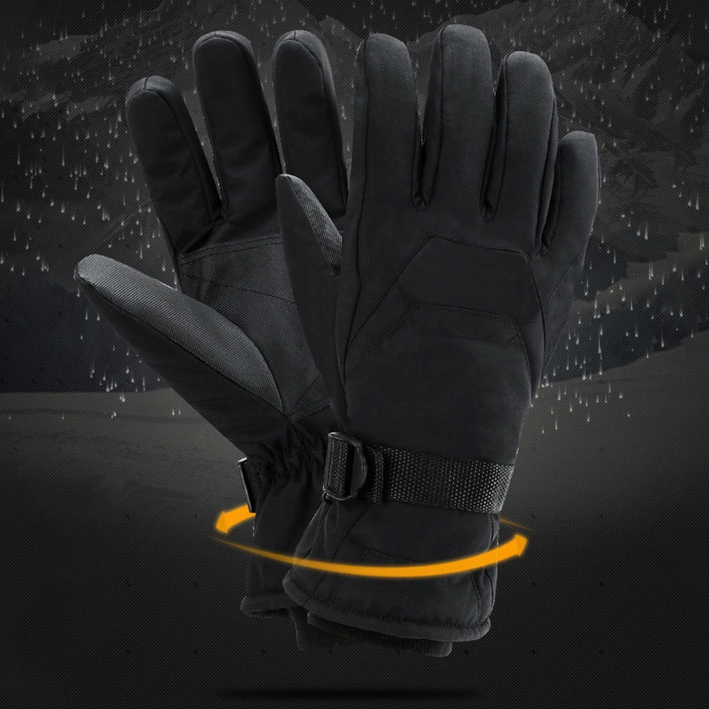 Регулируемые теплые перчатки унисекс водостойкие на открытом воздухе зимние