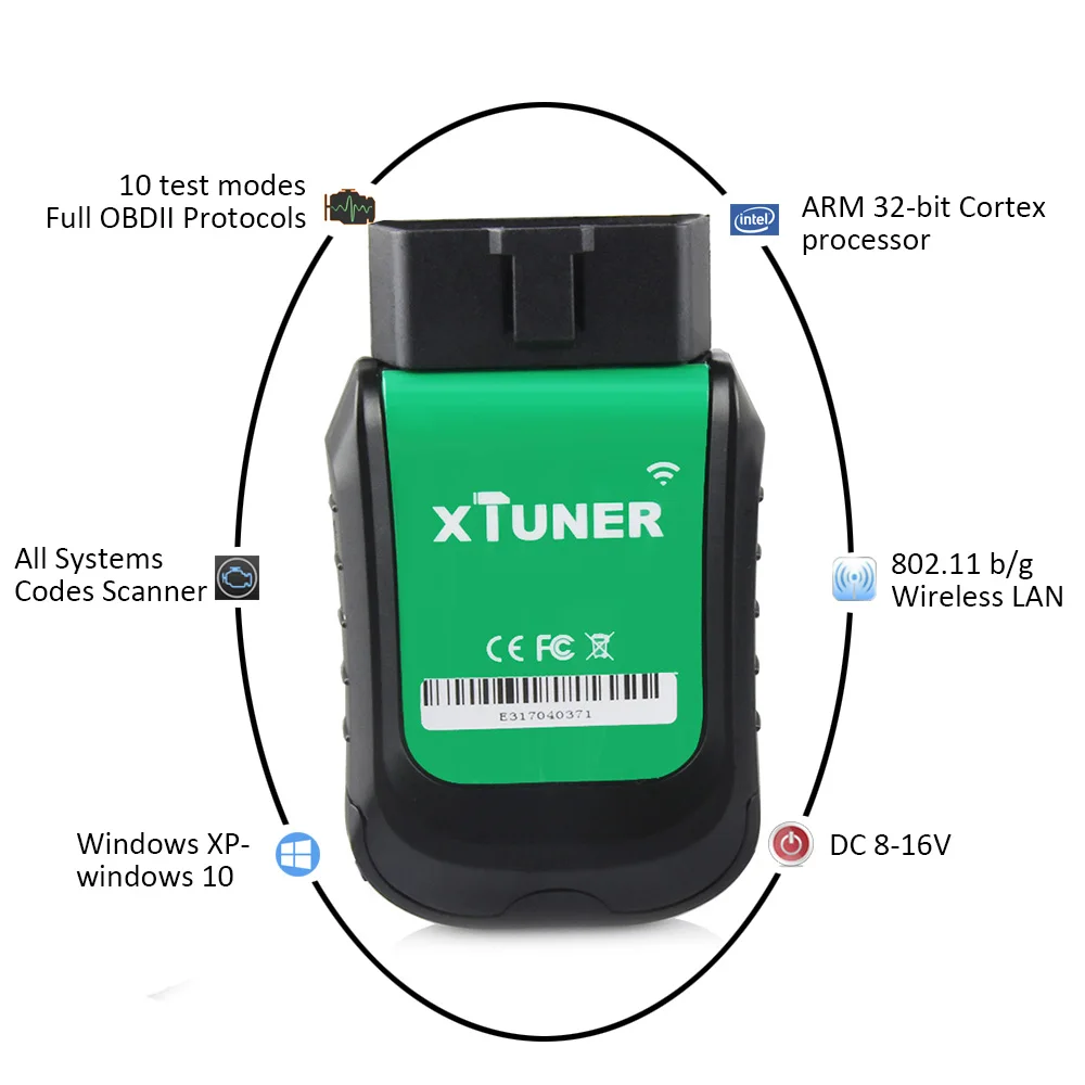 XTUNER E3 V10.7 сканер OBD2 WiFi полная система диагностический инструмент автоматический сканер для Diag/EXP/основной службы батареи DPF Сброс