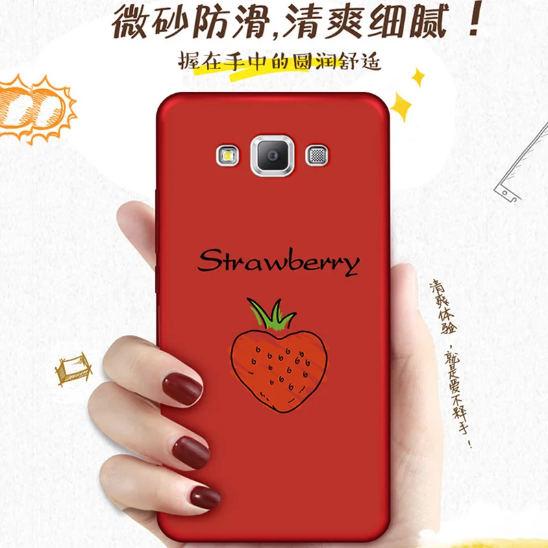 2 шт. мода мультфильм чехол для телефона samsung Galaxy A7 7 A7000 A7008 A7009 задняя крышка 7000 7009