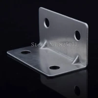 100pcs 40x21x21mm practical stainless steel corner brackets joint fastening right angle brackets for wood furniture home kf1065