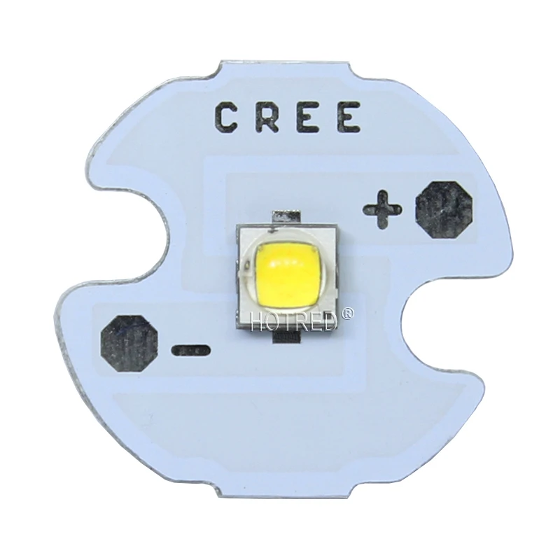 10 шт Cree XPG2 светодиодный XP-G2, для детей от 1 года до 5 лет W светодиодный эмиттер холодный белый 6000-6500K с 20/16/14/12/8 мм печатной платы для фонарик/прожектор/лампа