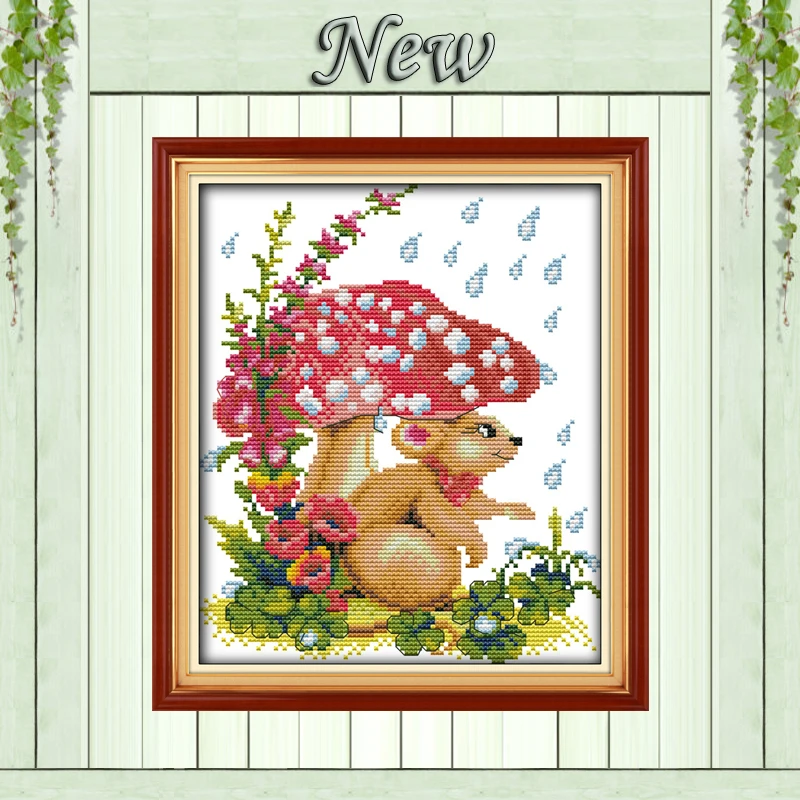 Мышь A мужская декоративная сделай сам Набор для вышивки крестиком 14CT 11CT DMC на