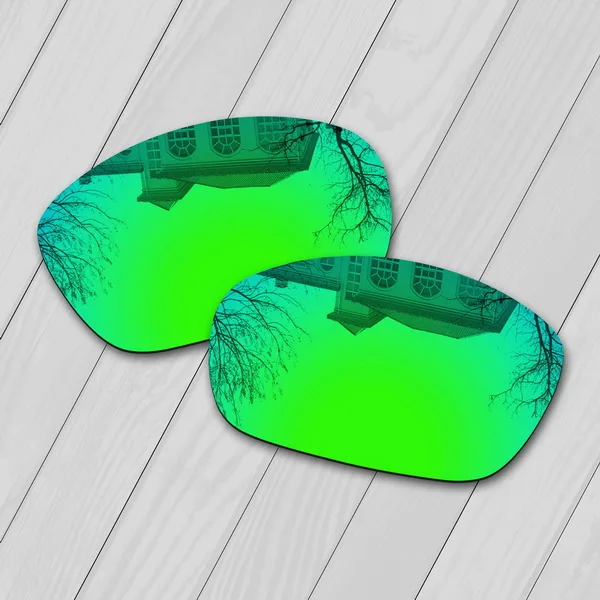 Emerald Green E.O.S поляризованные улучшенные Сменные линзы для солнцезащитных очков Оукли тен-несколько вариантов - Цвет линз: Emerald Green