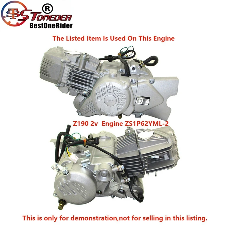 Комплект поршневых клапанов STONEDER 2 62 мм 14 мм для Z190 Zongshen 190cc Zongshen 2 в Z190 ZS1P62YML-2 двигателя питбайк