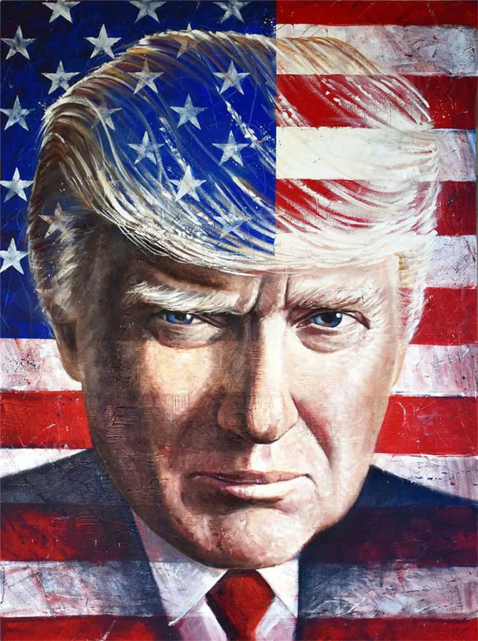 Дональд Трамп HD Печать на холсте картина искусство Картина | Дом и сад