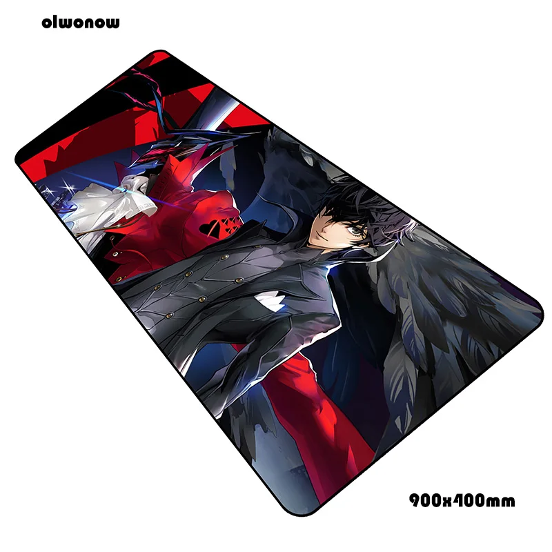 size900x400x2mm Persona 5 Коврик для мыши геймер подставка для запястья 90x40 см notbook коврик для мыши игровой коврик для мыши большой Настольный коврик для мыши PC Настольный коврик для мыши - Цвет: size900x400x2mm
