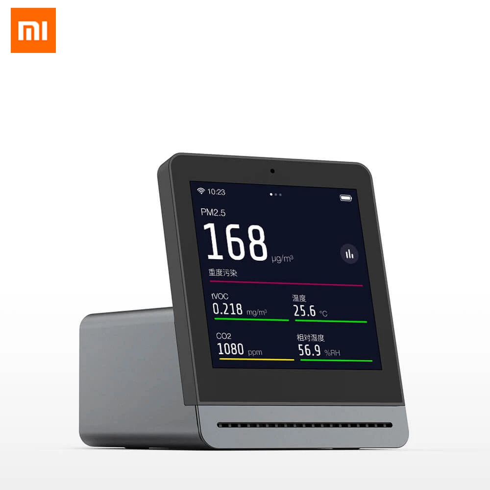 Xiaomi Mijia ClearGrass Air monitor retina сенсорный ips экран мобильное сенсорное управление Крытый открытый прозрачный газон детектор воздуха