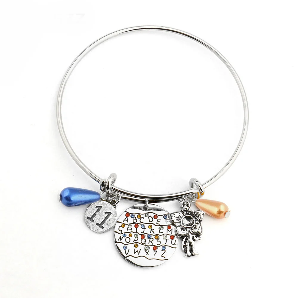 Ожерелье из фильма ужасов странные вещи алфавит светильник настенный монстр 11