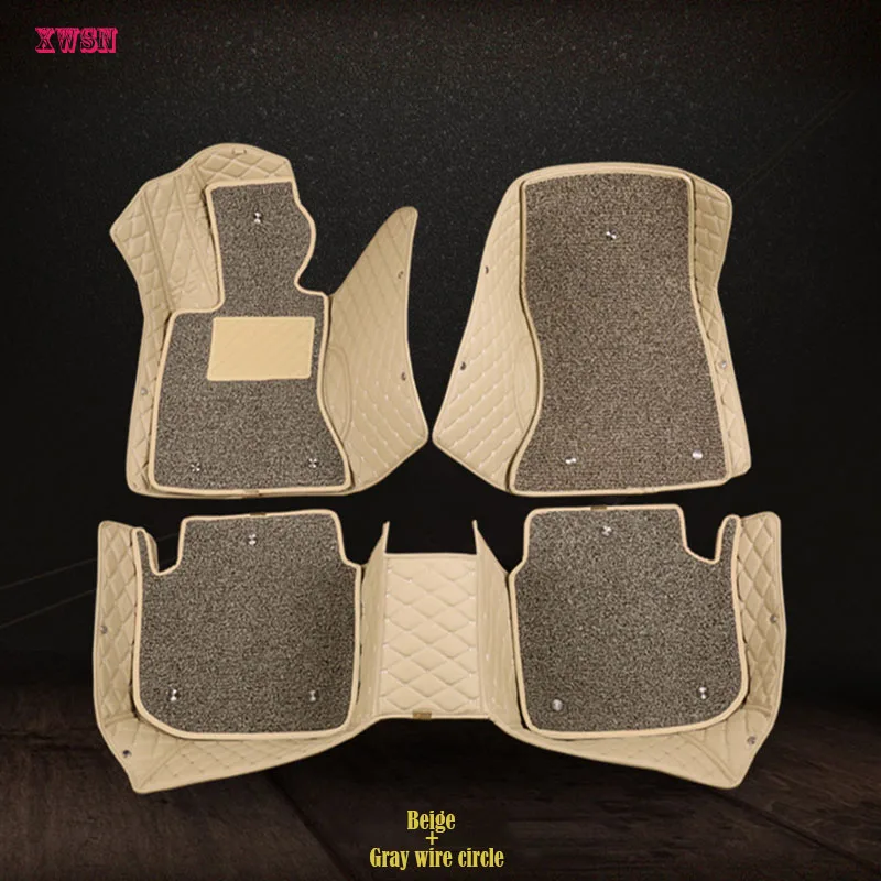 Пользовательские автомобильные коврики в салон для Фольксваген touareg vw поло седан