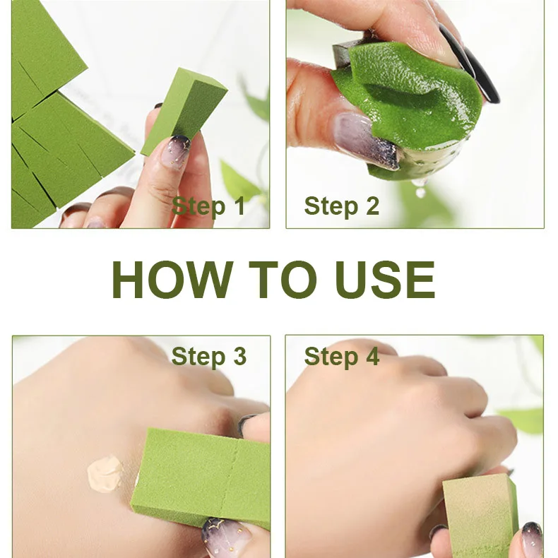 24 шт треугольная Косметическая пуховка одноразовая пуховка сухое и влажное двойное использование блендер основа порошок Гладкая косметика, красота, инструменты губка