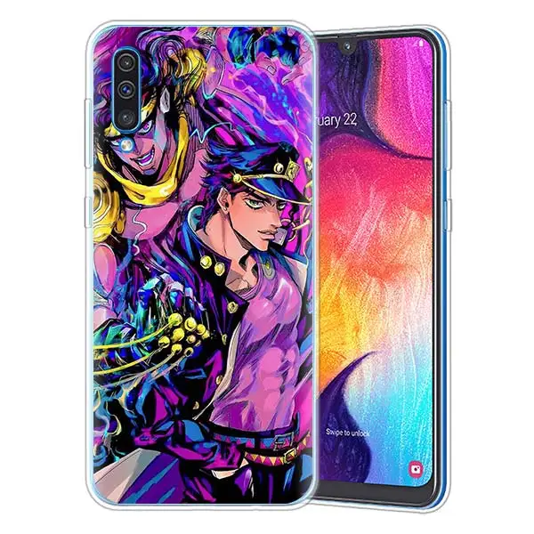 03 JoJo's Bizarre Adventure JoJo Silicone Case for Samsung Galaxy A71 A51 A90 5G A50 A70 A40 A20e A10 A30 A80 A8 Plus A7 A9 Cover - Цвет: 03