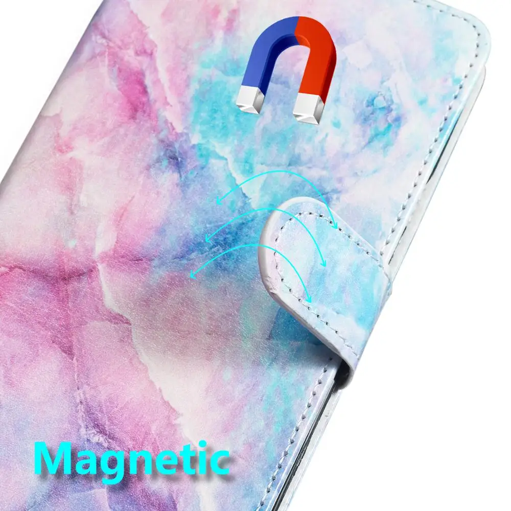 Роскошный чехол для мобильного телефона huawei mate20 lite рro с кармашек банковских карт
