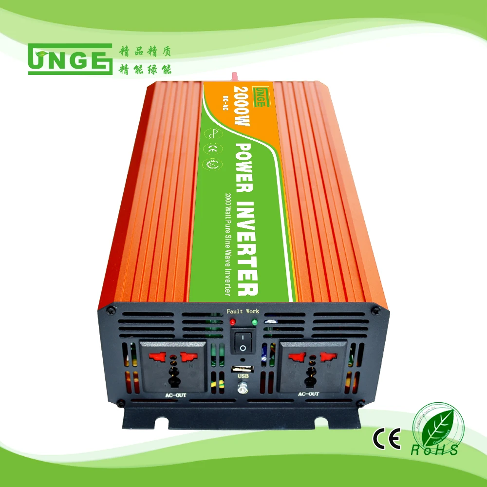 2KW/2000W 12/24/48V до 100/110/120/220/230/240VAC 50/60Hz жилой дом высокочастотное Использование Чистая