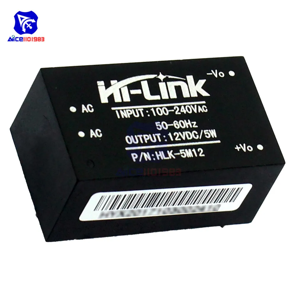 Ac-dc 220 В до 5 В/3,3 В/12 в 3 Вт понижающий преобразователь питания Модуль HLK-PM01 HLK-PM03 HLK-PM12 для интеллектуального домашнего хозяйства