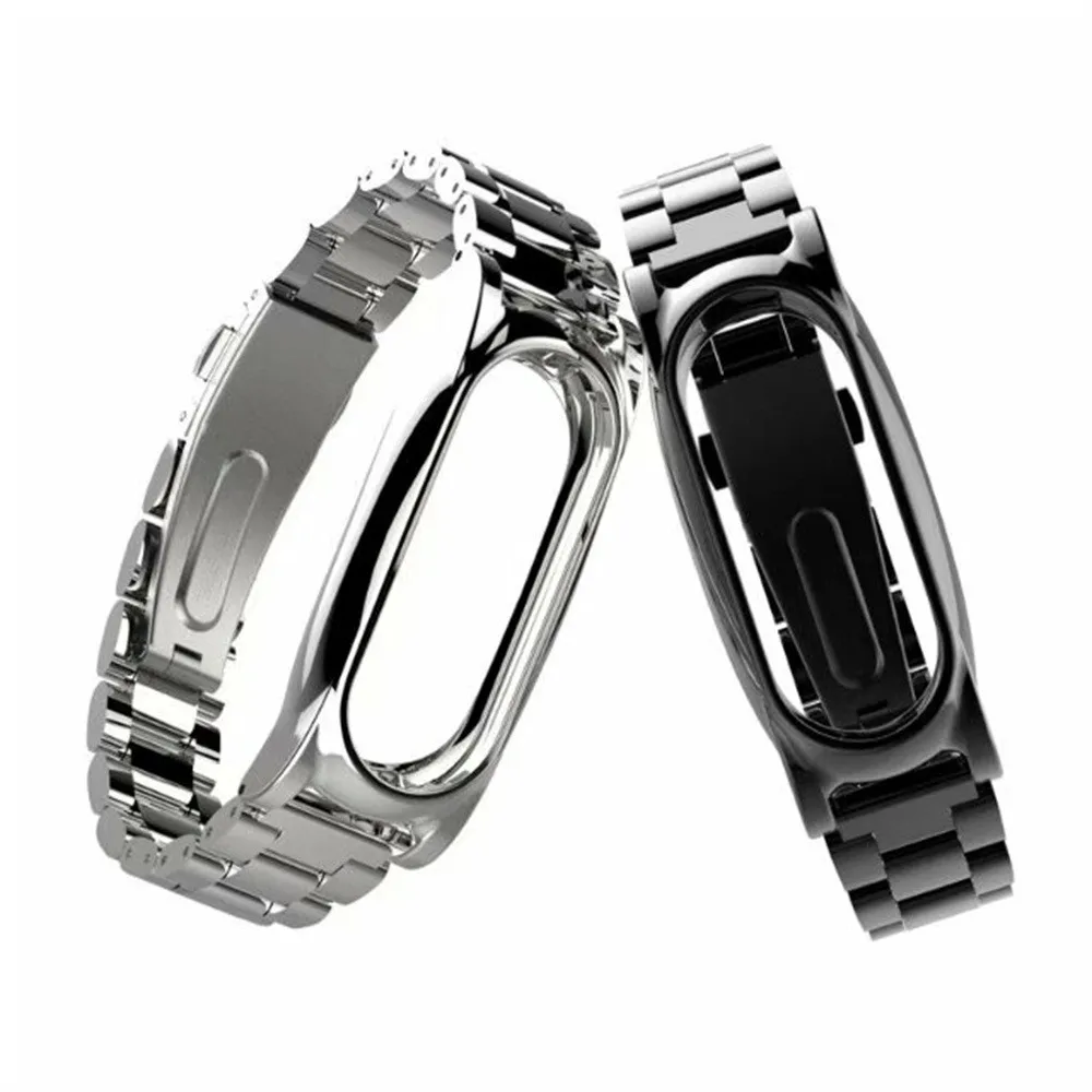 GEMIXI для Xiaomi Mi Band 2 магнитный браслет из нержавеющей стали роскошный металлический