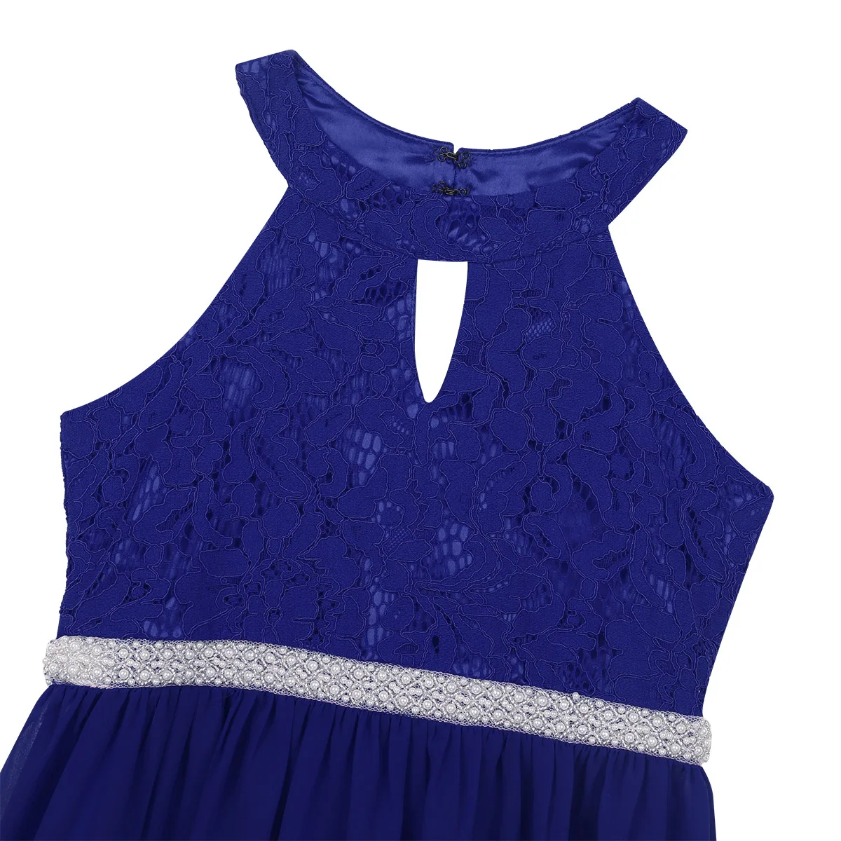 FEESHOW/Детская Одежда для танцев с цветочным узором и лямкой на шее праздничное