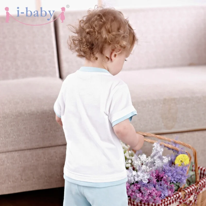 Детская одежда i baby детская для новорожденных 100% хлопок футболки с коротким