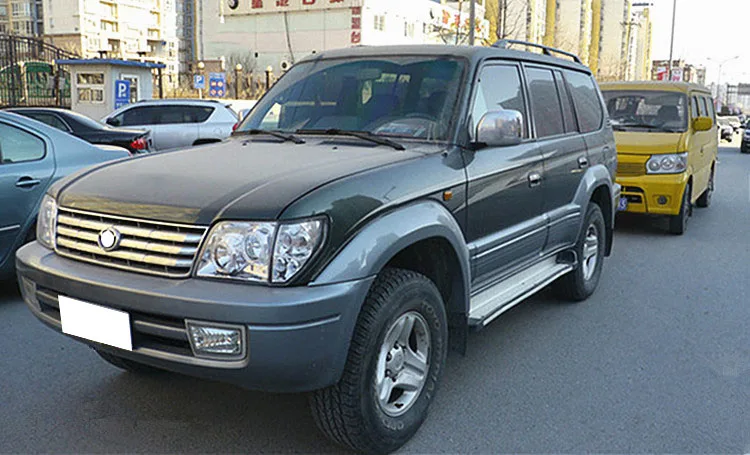 Автомобильный Стайлинг 1 шт. для Toyota Prado LC90 fj95 3400 2700 1996-2002 ABS хромированная решетка переднего бампера вентиляционная решетка отделка отверстий