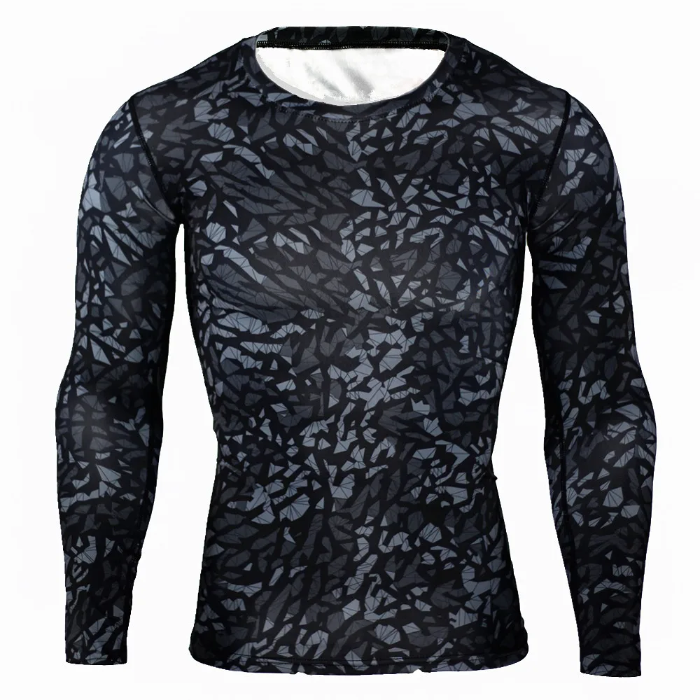 2019 Breathable Print Full Polyester Special Offer New Arrival Long Sleeve T-shirt Running Coasting Air Drier Garments |