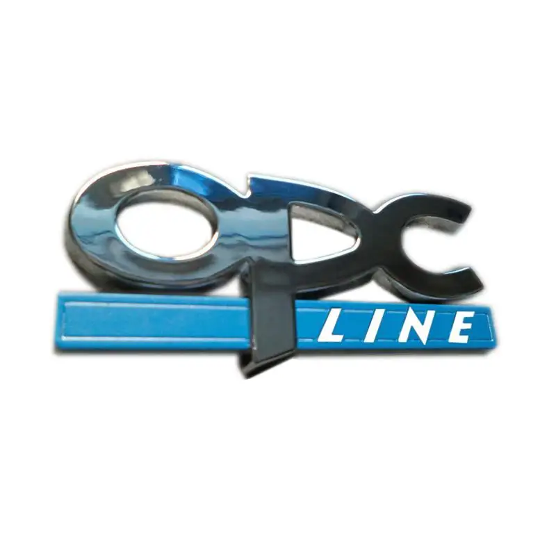 Пластиковая Хромовая OPCLINE OPC линия модификации автомобиля стикер эмблема
