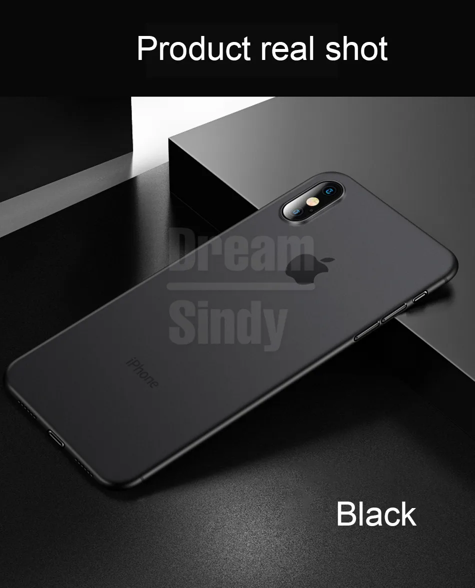 0,26 мм ультра тонкий PP чехол для iphone X XR XS Max полный Чехол для iphone 6 6s 7 8 PLus матовый противоударный Тонкий чехол