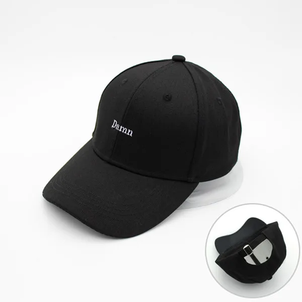 black Хами Otwo торговля вышитая хлопковая кепка бейсбольная кепка Повседневная бейсболка шапка хип-хоп Черная кепка головные уборы для мужчин и женщин Спортивная Кепка - Цвет: black