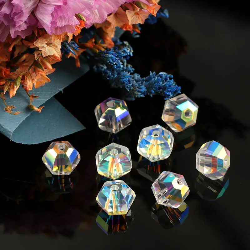 Лучшее качество 8 мм мода изысканный на каждый день хрустальные светящиеся