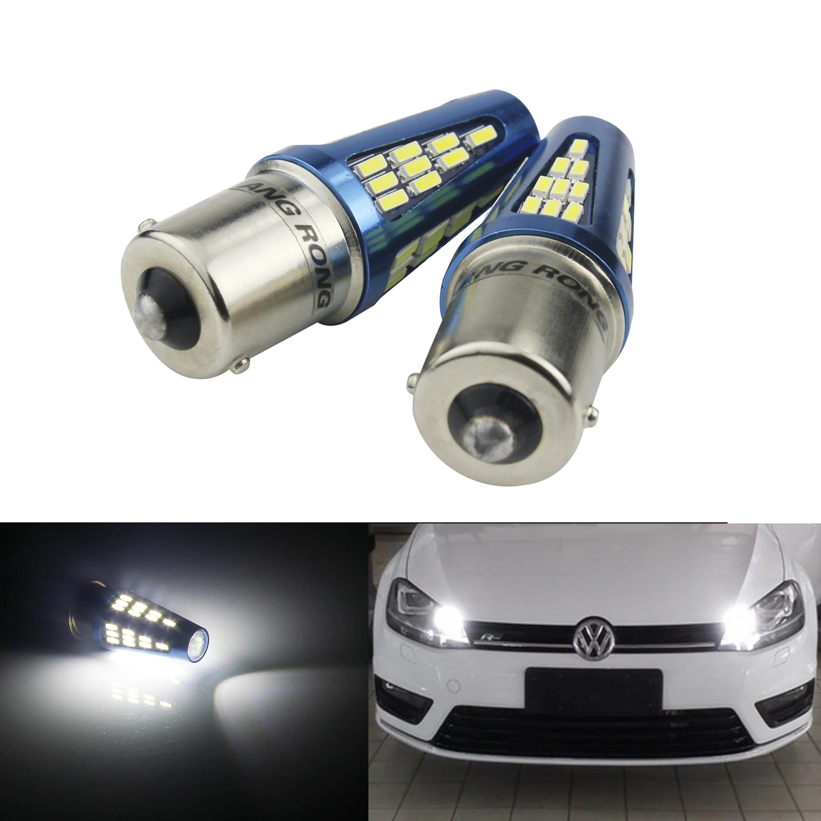 

ANGRONG 2x BA15s 1156 382 P21W светодиодный 5W Автомобильная боковая фара задняя противотуманная Лампа Белая