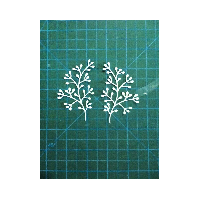 2 шт./компл. дерево ветви металла резки штампы рамка Ремесло выбивая трафарет для