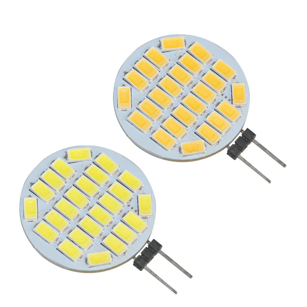 JYL 1 шт. ультра яркий G4 базовый светодиодный свет 24 SMD 5730 чип RV Camper чистый белый 3 Вт