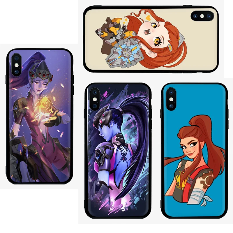 Мягкий чехол для телефона Overwatch OW для iphone 5 5S 6 6S Plus 7 8 Plus X XR XS 11 Pro Max