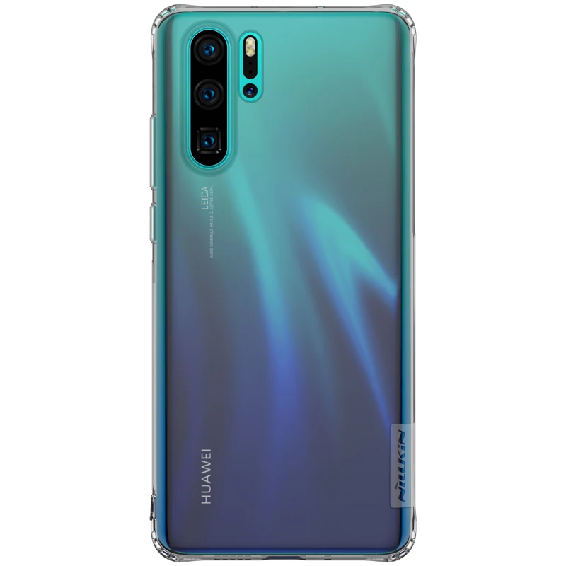 Grey Для huawei P30 Pro Nillkin TPU 0,6 мм Ультратонкий чехол для телефона для P30 Pro силиконовый чехол кристально чистый чехол для huawei P30 Pro Чехол - Цвет: Grey