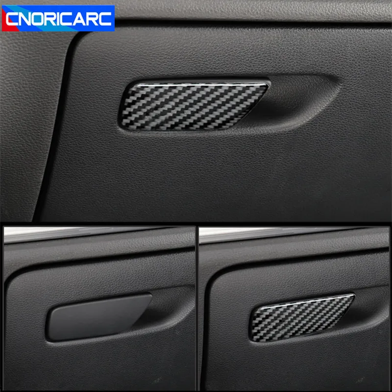 Автомобильный Стайлинг из углеродного волокна перчаточный ящик с