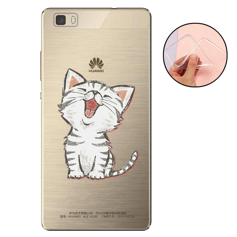 WE-HHM Чехол CROWNPRO для huawei P8 Lite, Мягкий Силиконовый ТПУ чехол s для huawei P8 Lite, защитный чехол для телефона P8 Lite - Цвет: WE-HHM