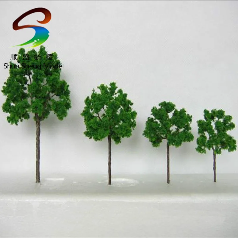 

10pcs Scale Train Layout Set Model Scale Trees in size 9cm