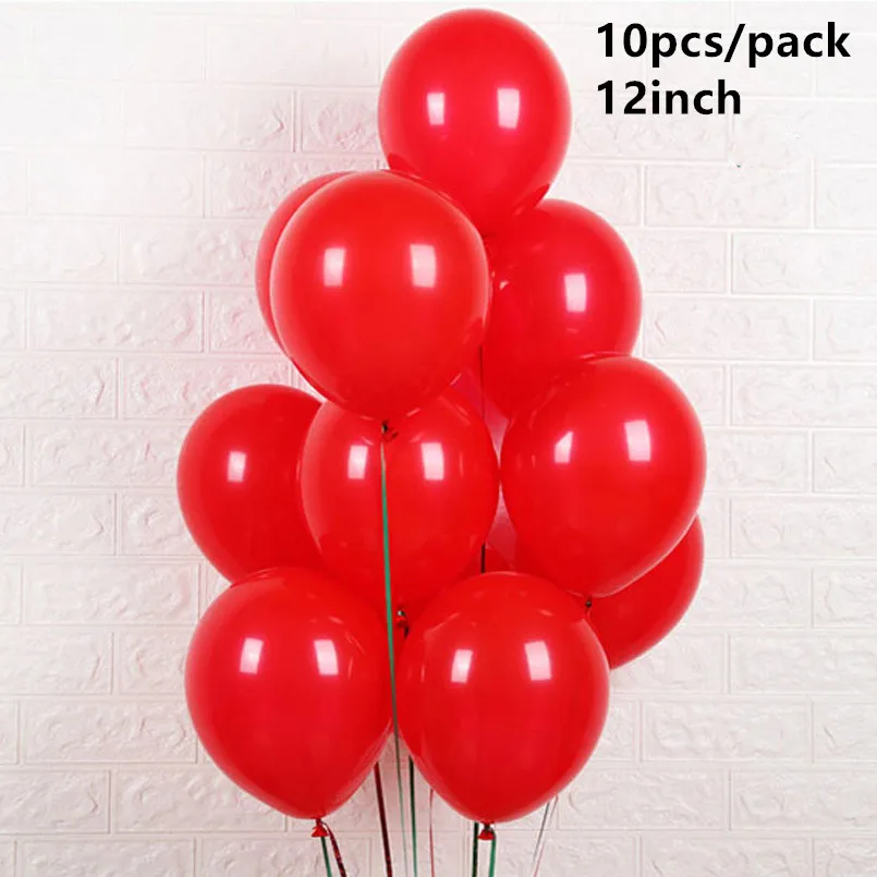 Christmas Green Red Latex Balloons Merry Metallic Gold Sliver Balloon Wedding Party Decoration for Home Kids Toys | Дом и сад